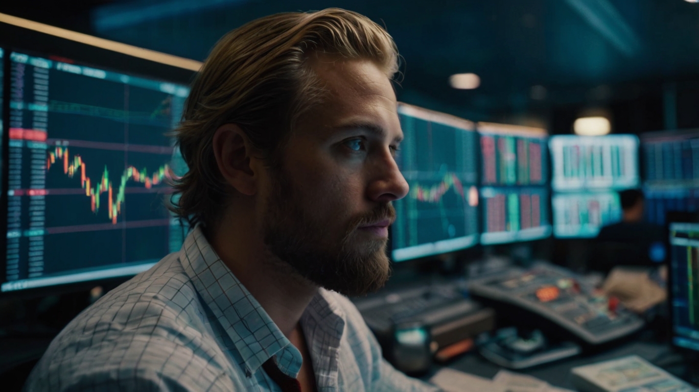 Default Traderl In A Forex Trading Room 35Mm Photography Film 0 2