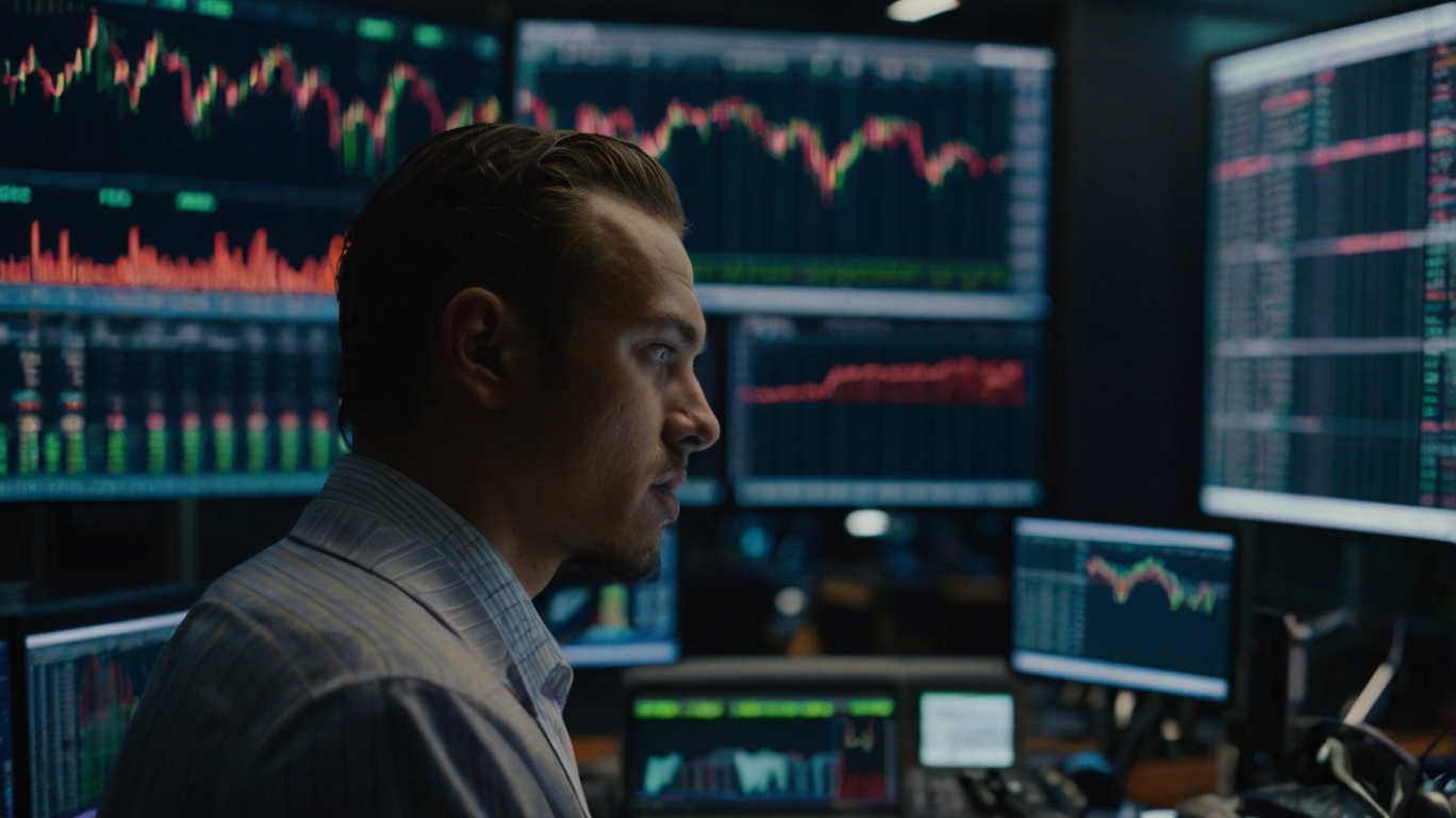 Default Traderl In A Forex Trading Room 35Mm Photography Film 2 1 1