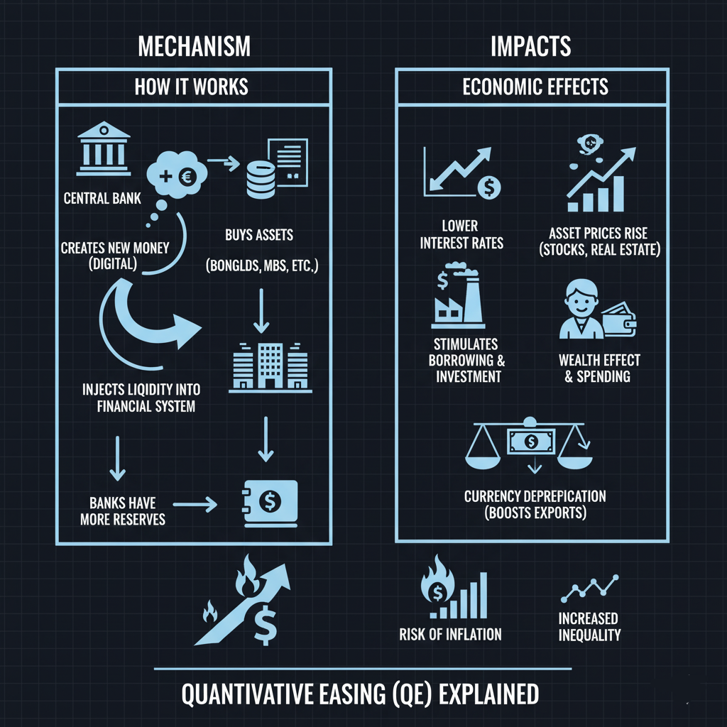O Que é Quantitative Easing (QE)? Explicação Completa e Contextualizada