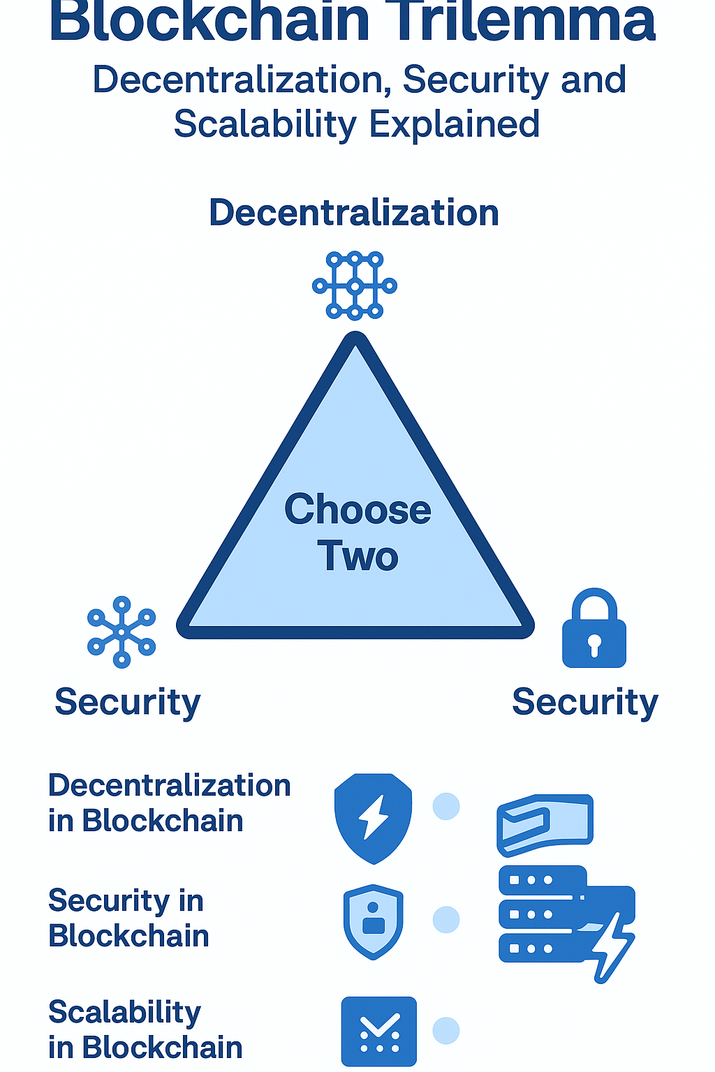 O que é o Trilema do Blockchain