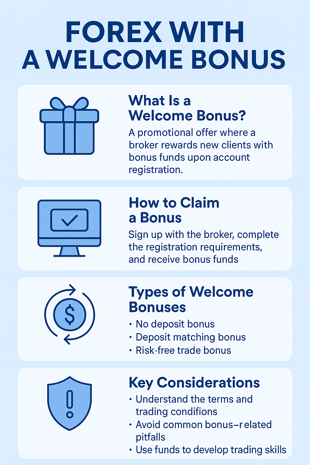 Melhores Corretores Forex com Bônus de Boas-Vindas