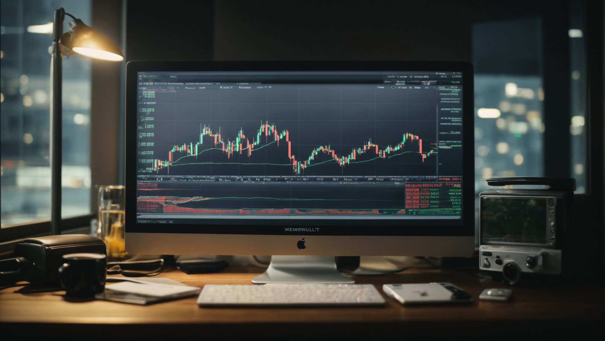 Photoreal Mem Forex Monitor Money Trading Trading 0