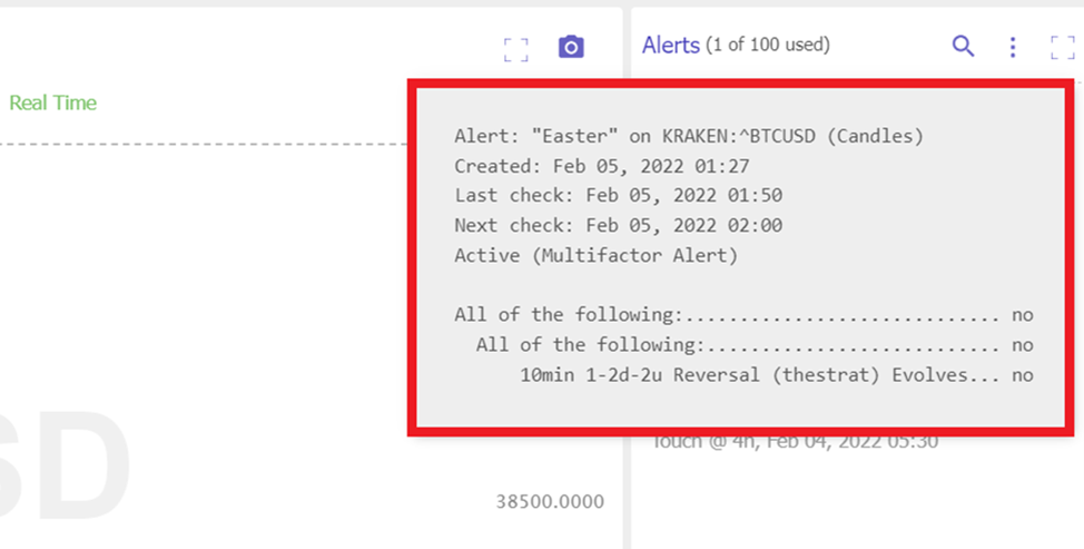 Sistema de alertas da TrendSpider