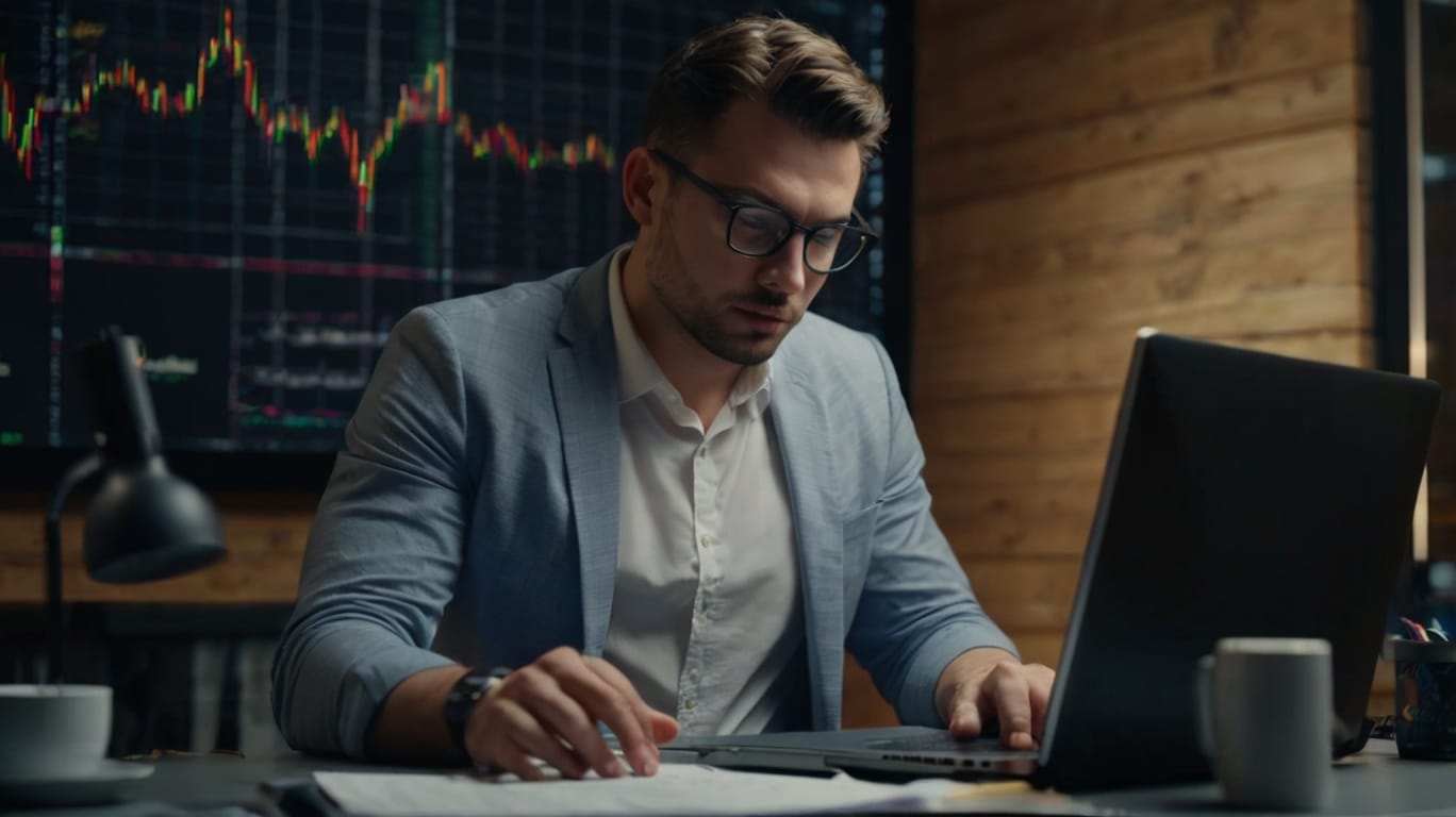 Cómo ser un Inversionista en la Bolsa de Valores 5 Default Beautiful Men In Front Of Her Notebook Operating Forex 1 1