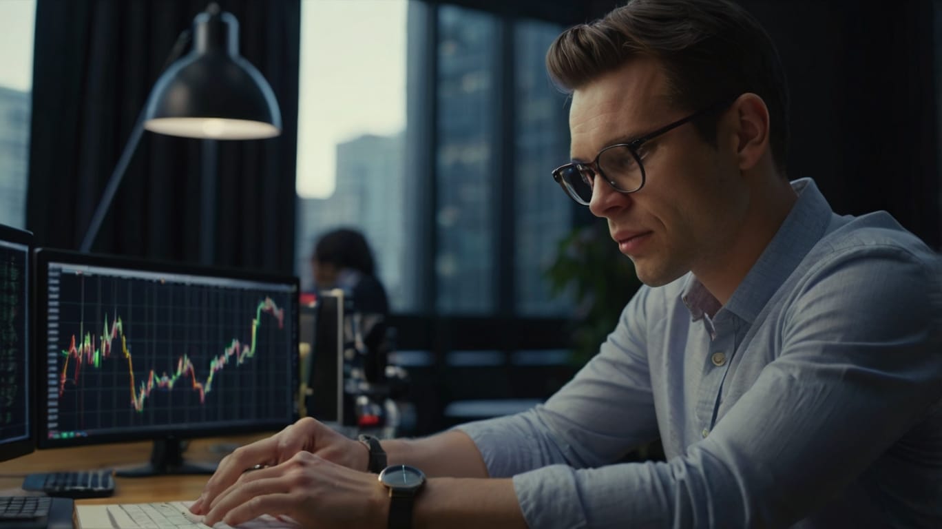 Tipos de Inversiones Financieras 2 Default Beautiful Men In Front Of Her Notebook Operating Forex 1 2