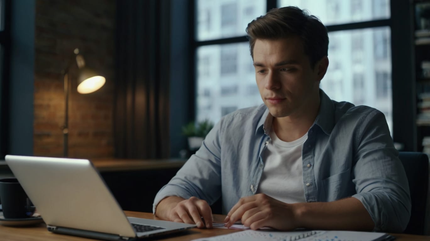 Cómo ser un Inversionista en la Bolsa de Valores 4 Default Beautiful Men In Front Of Her Notebook Operating Forex 1