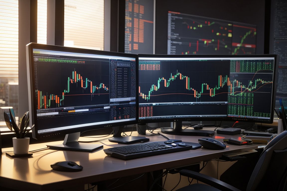 Dreamshaper V7 Forex Trading Forex Large Monitor 1