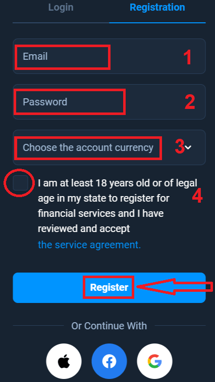 Como se Registrar na OlympTrade?