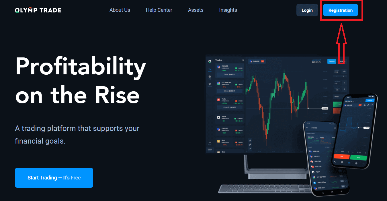 Como se Registrar na OlympTrade?