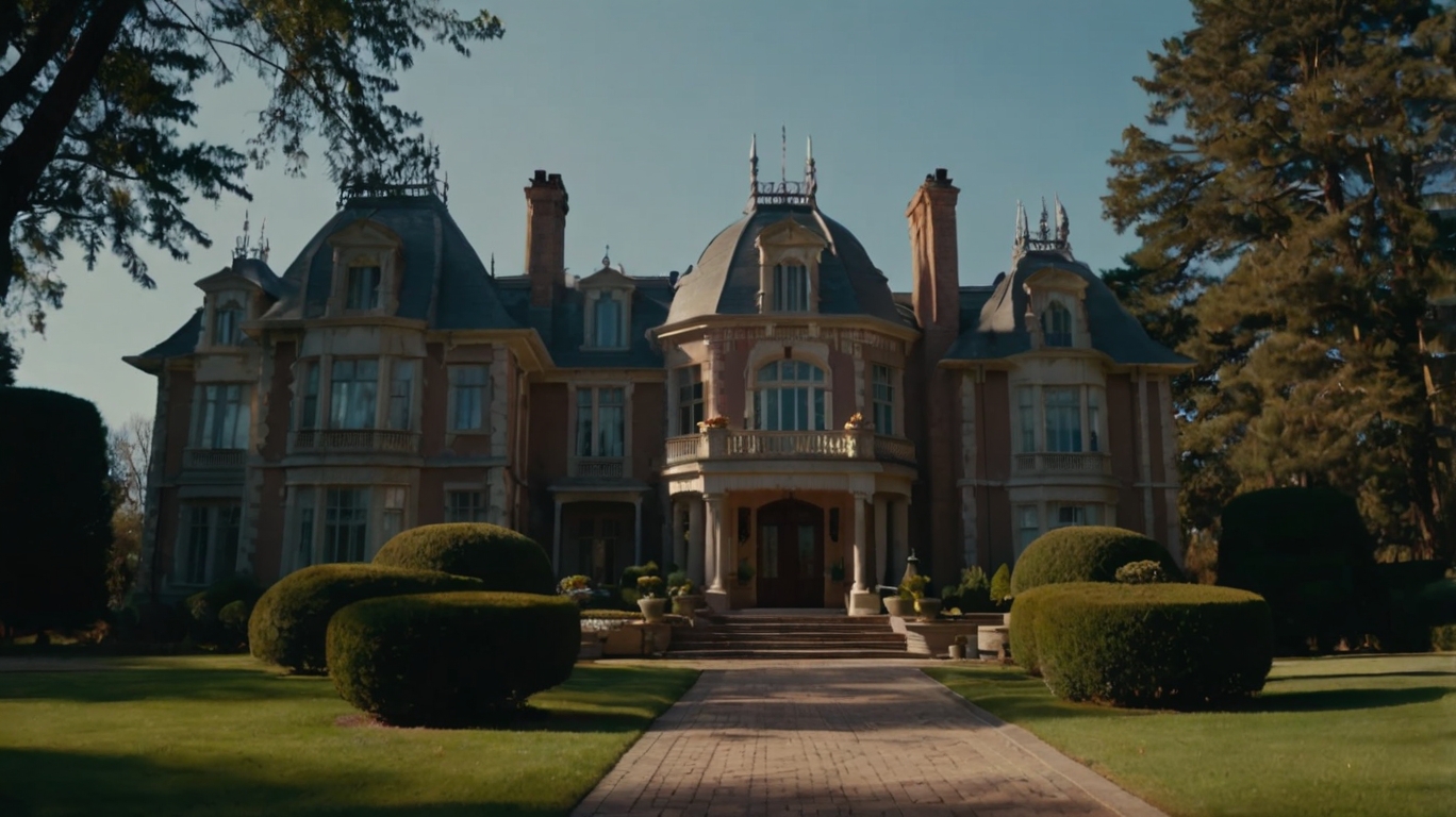 Default A Beautiful Mansion In Cinematography 35Mm Photography 0