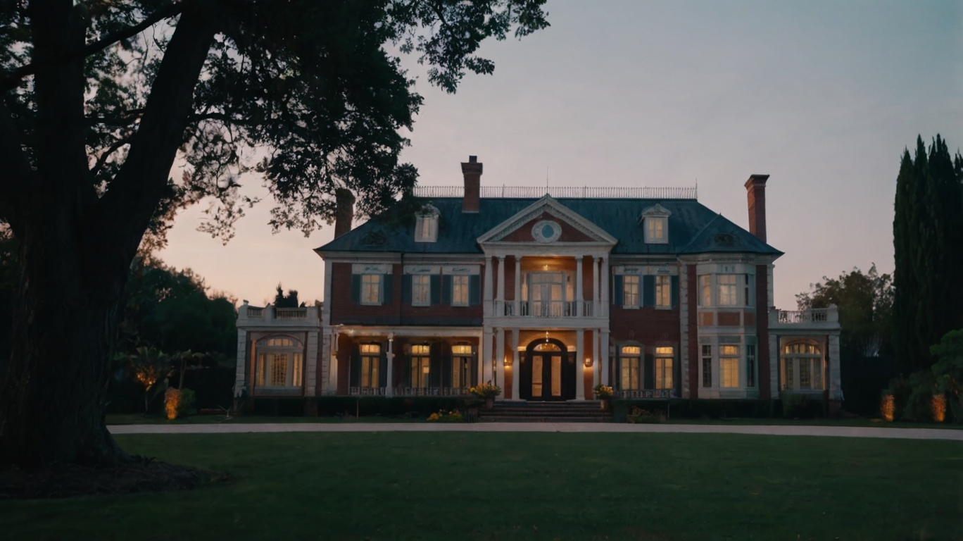 Default A Beautiful Mansion In Cinematography 35Mm Photography 2