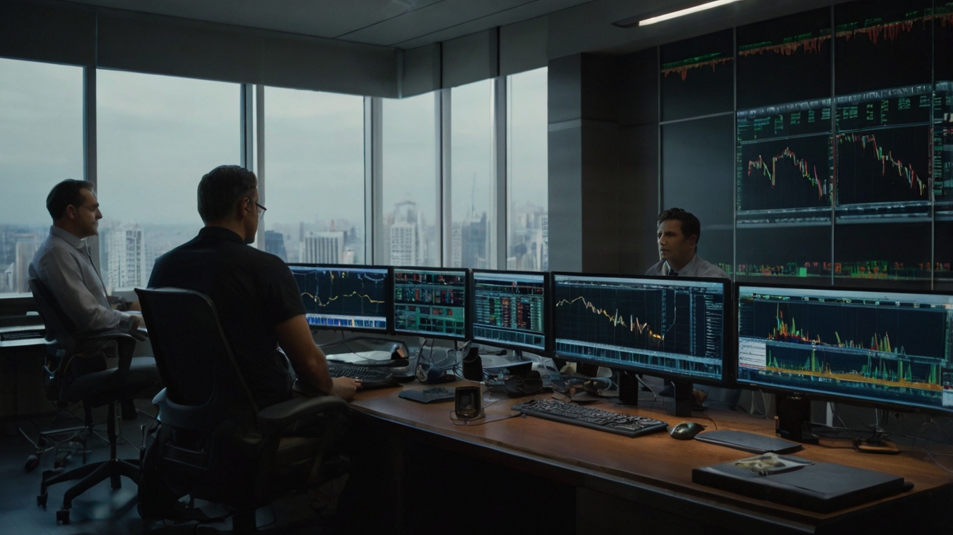 Default A Forex Room With Several Investors Camera And Setting 0