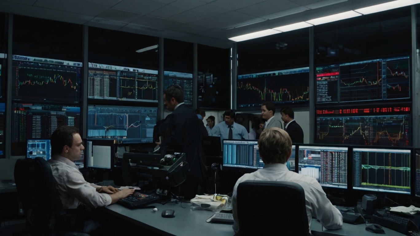 Default A Forex Room With Several Investors Camera And Setting 2