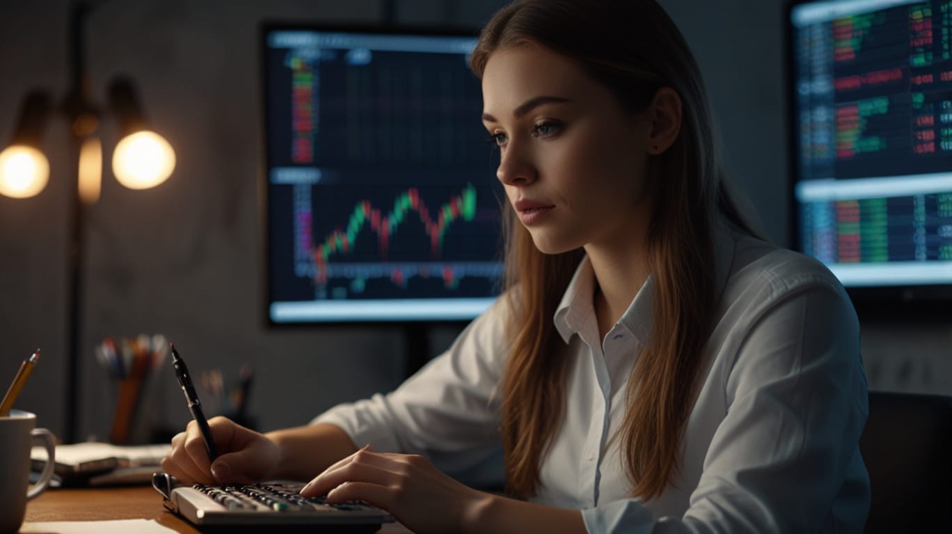 ¿Cuál es el Mejor Horario para Operar Opciones Binarias? 1 Default Beautiful Woman In Front Of Her Notebook Operating For 0 9