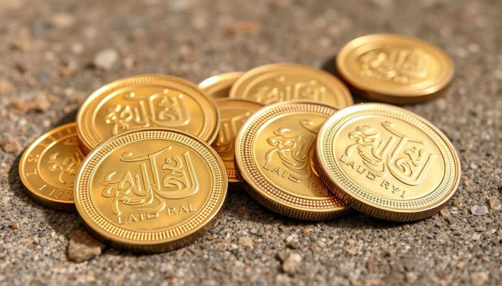 Moedas de rial saudita