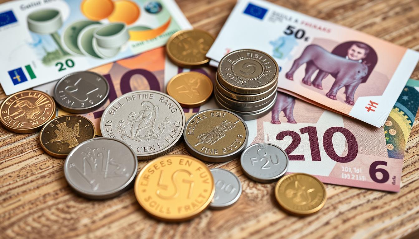 Moedas e Cédulas do Franco Suíço Moedas e Cédulas do Franco Suíço