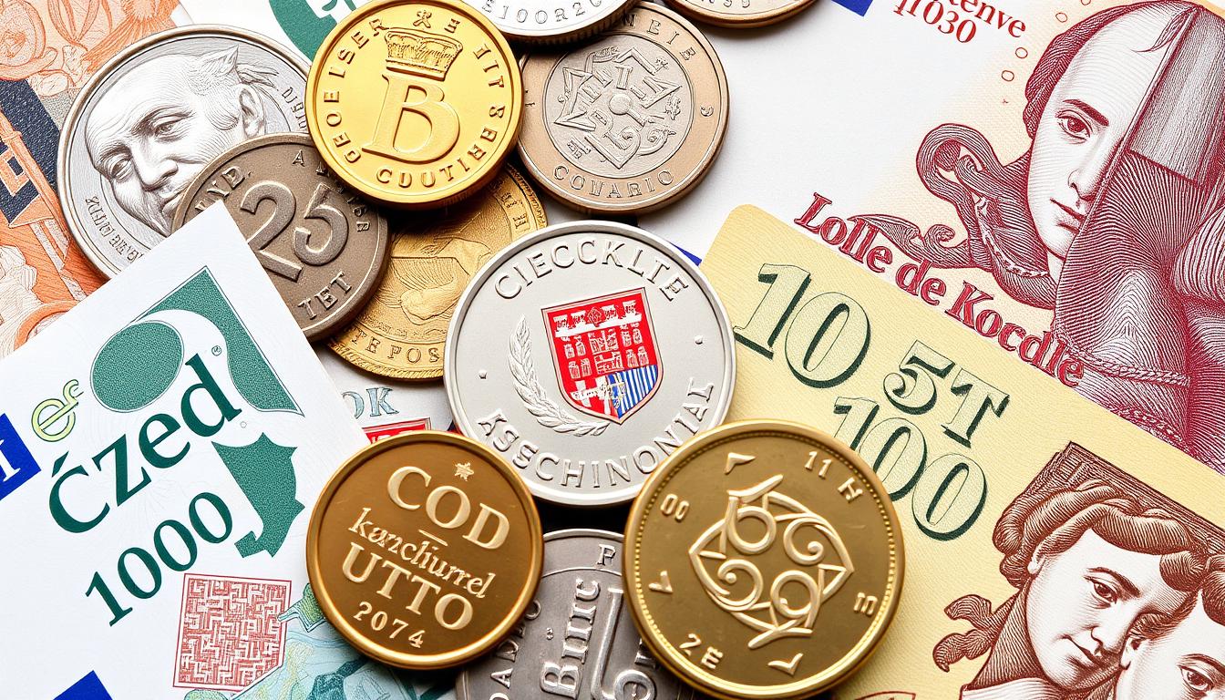 Moedas e notas da Coroa Tcheca