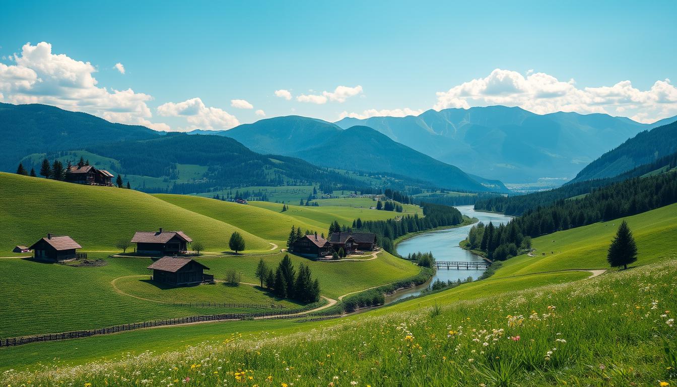 Paisagem da Romênia