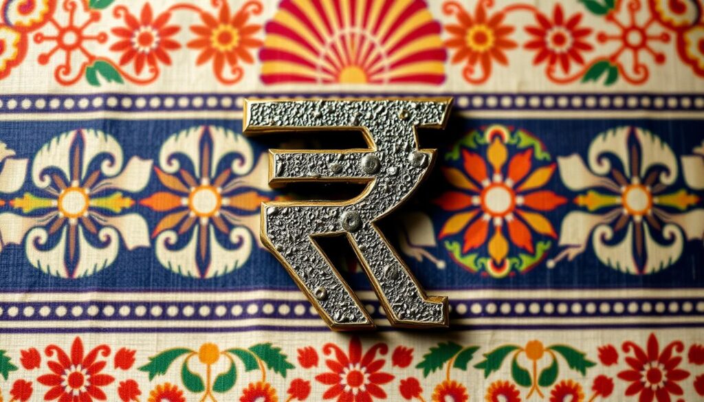 Símbolo da rupia indiana