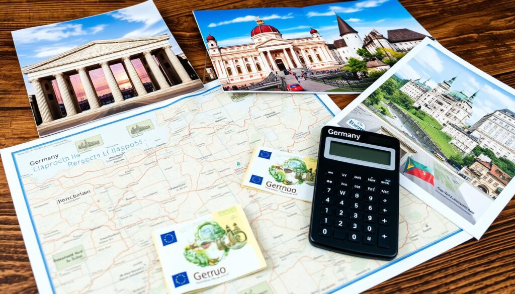 planejamento de orçamento de viagem para a alemanha
