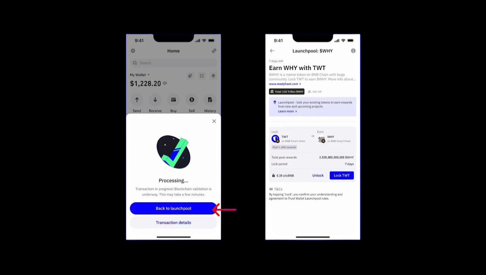 Entendendo o First Trust Wallet Launchpool 6 Entendendo o First Trust Wallet Launchpool