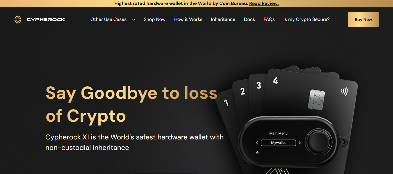 4 Mejores Alternativas a Cypherock Wallet: Comparación Completa 1 1744461735941