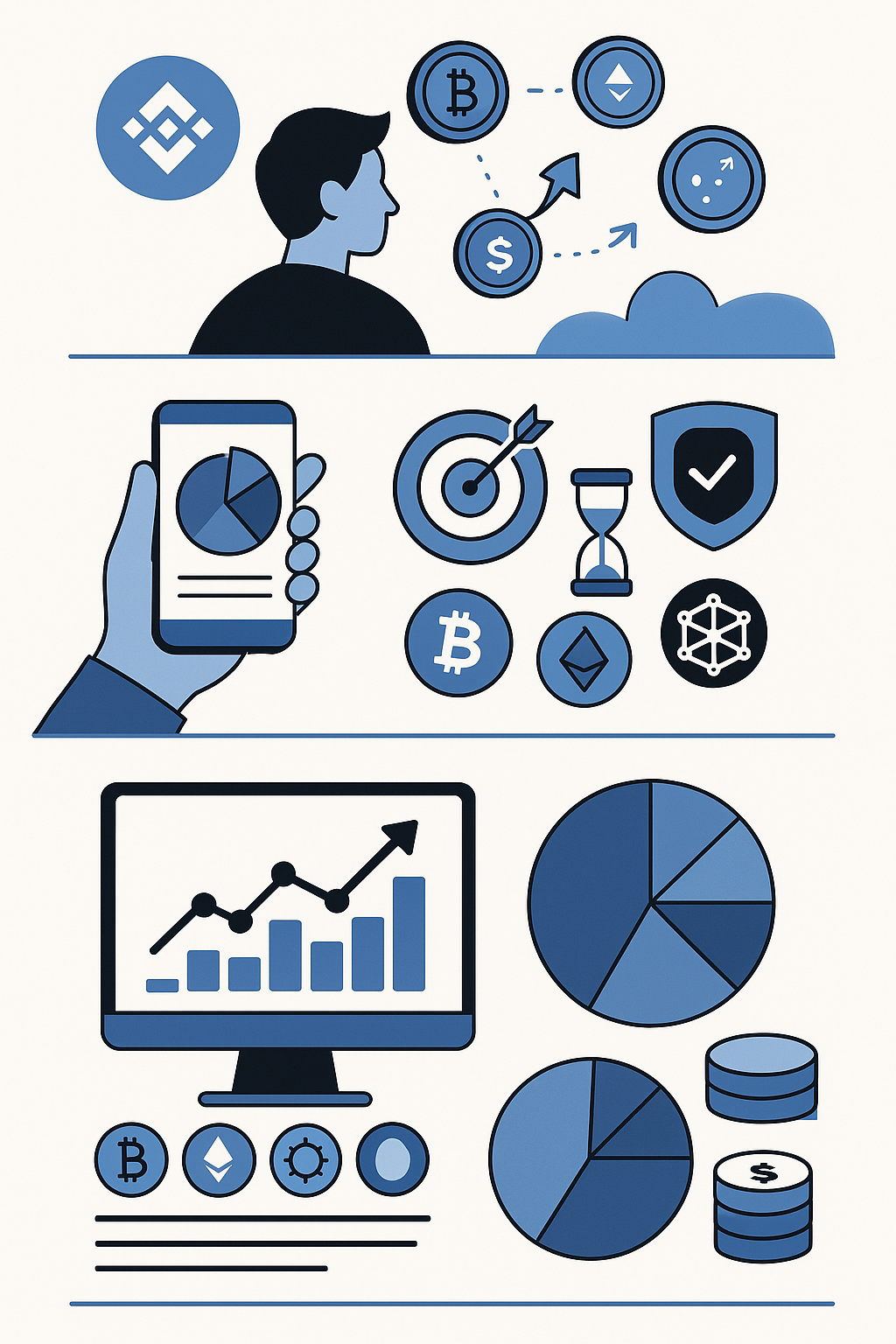 Montagem de Carteira de Criptomoedas na Binance