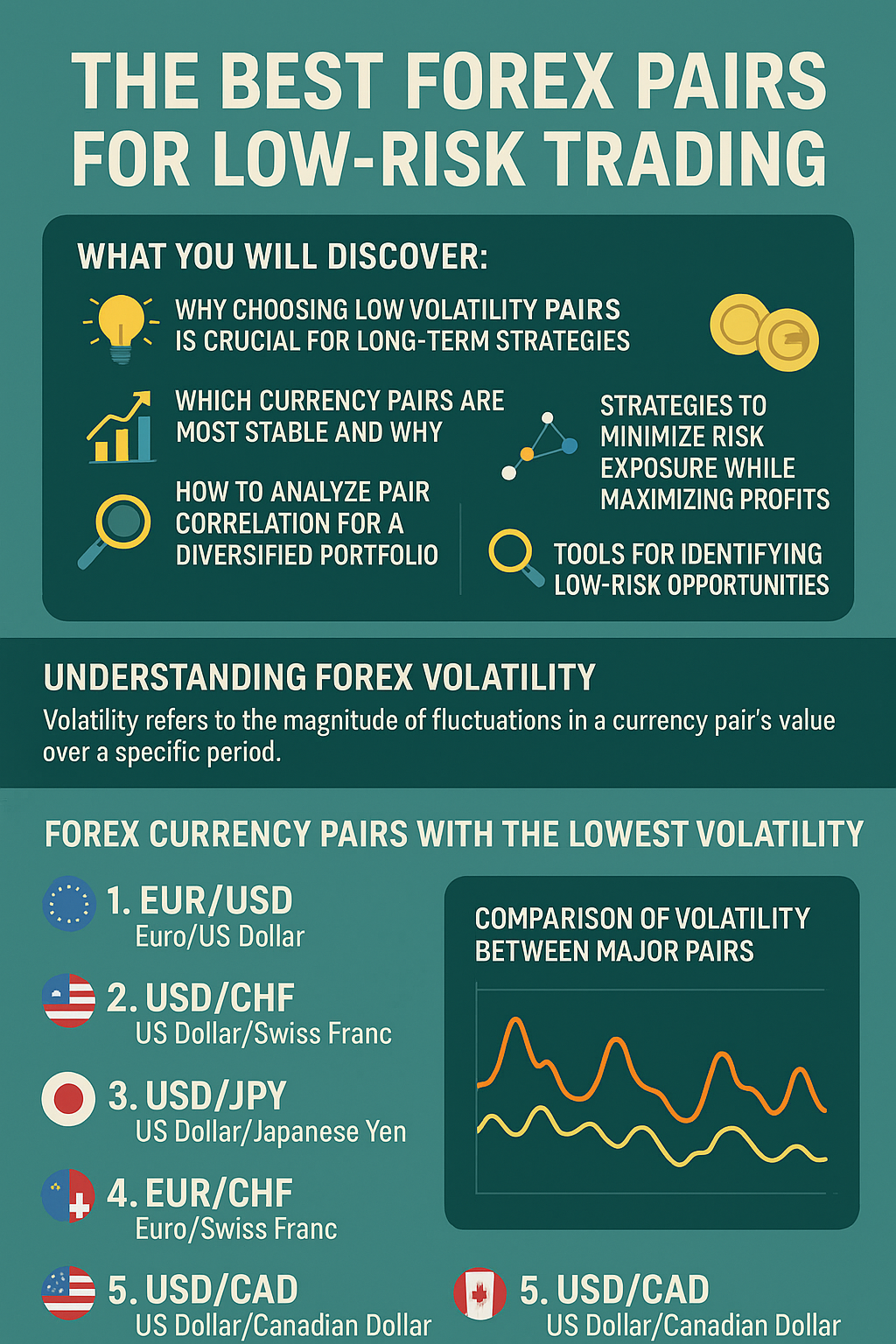 Melhores Pares de Moedas Forex Para Trading de Baixo Risco