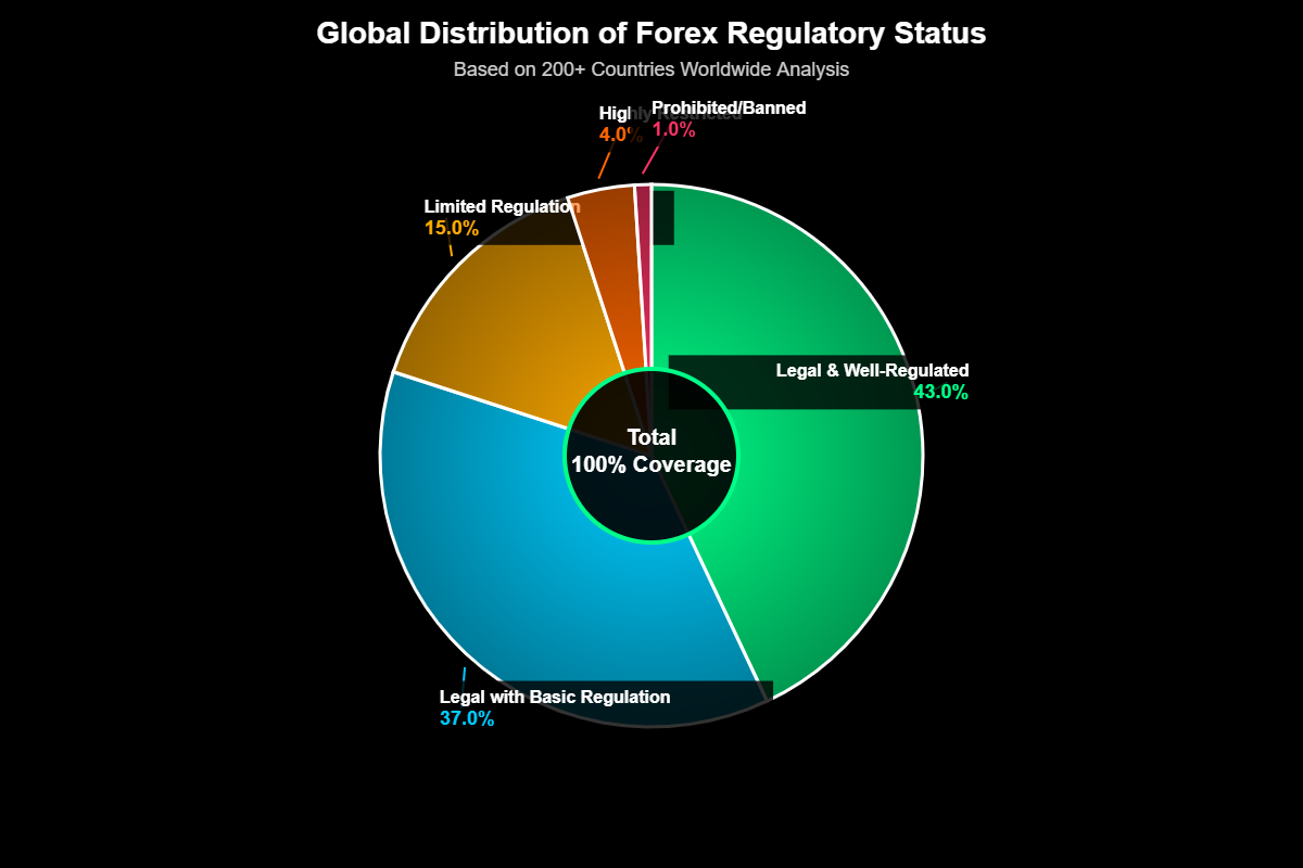 Forex é Legal? Realidade Global do Mercado Cambial 2 O forex é legal em todos os países do mundo