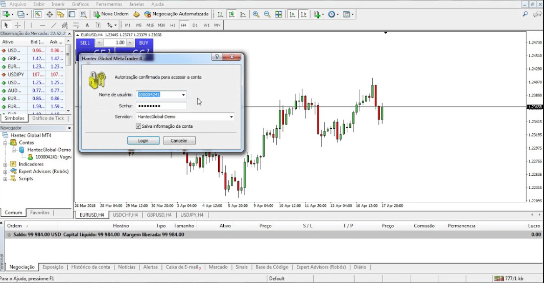 Como Logar no MetaTrader 4: O Guia Definitivo para Traders 1 Como Logar no MetaTrader 4: O Guia Definitivo para Traders